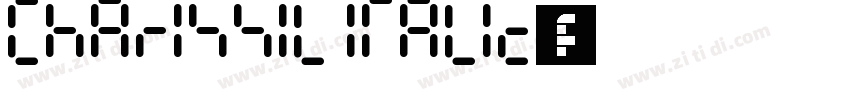 CharisSIL Italic字体包字体转换